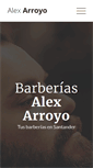 Mobile Screenshot of barberiaalexarroyo.com