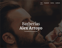 Tablet Screenshot of barberiaalexarroyo.com